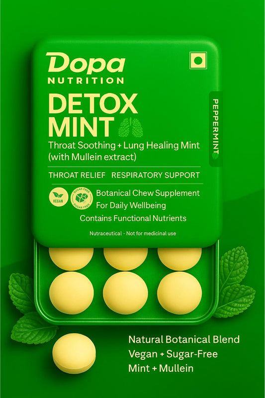 Herbal Detox Gum — Mint (12 Pieces) | Milk Thistle + Dandelion