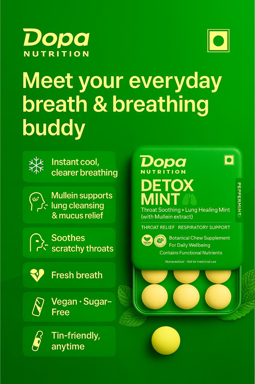 Herbal Detox Gum — Mint (12 Pieces) | Milk Thistle + Dandelion